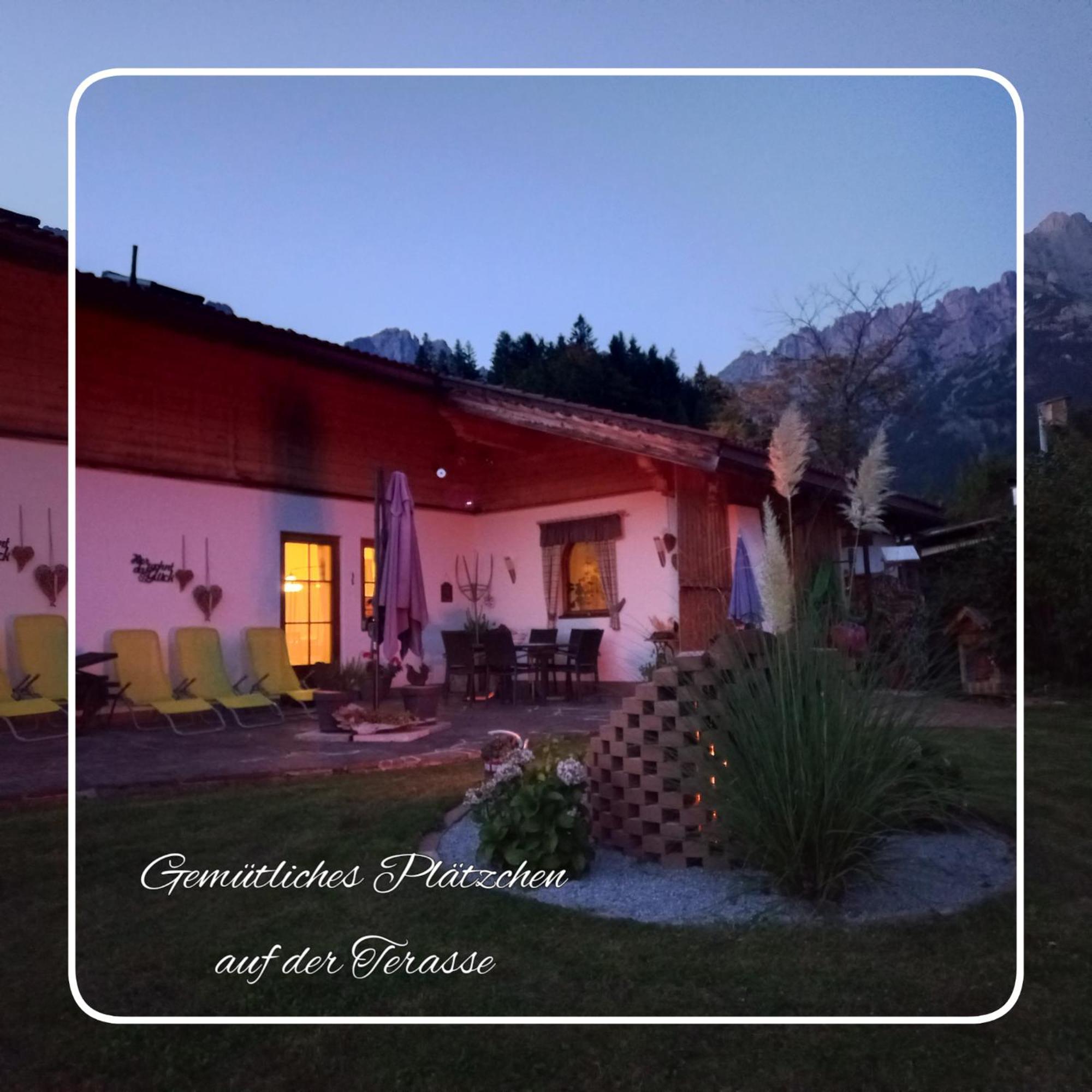 Chalet Gluecklich Sein... Ellmau Exteriér fotografie